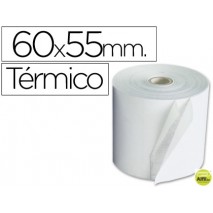 ROLLO SUMADORA TERMICO 60 MM ANCHO X 55 MM DIAMETRO