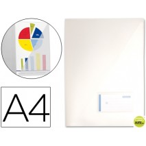 CARPETA BEAUTONE DOSSIER UÑERO44384 POLIPROPILENO DIN A4 CONTARJETERO Y SOLAPA INTERIOR TRANSPARENTE