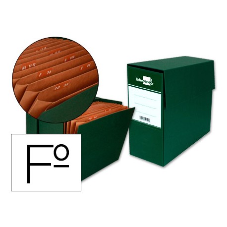 CAJA TRANSFERENCIA CON FUELLE FOLIO VERDE