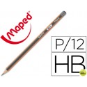LAPICES DE GRAFITO HB BLACKPEPS MAPED