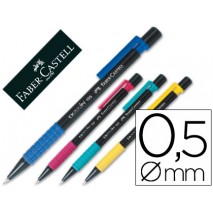 PORTAMINAS FABER DE 0.5 MM DESSIN COLORES SURTIDOS