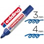 ROTULADOR EDDING PUNTA FIBRA PERMANENTE 550 AZUL N.3 -PUNTA REDONDA