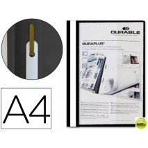 CARPETA DURAPLUS DIN A4 CON FASTENER NEGRO DURABLE