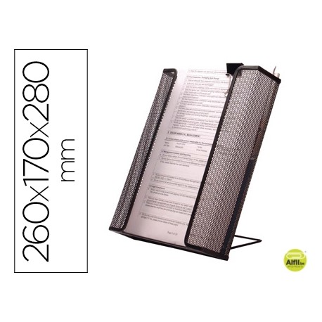 REVISTERO Q-CONNECT REJILLA METALICO NEGRO