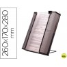REVISTERO Q-CONNECT REJILLA METALICO NEGRO
