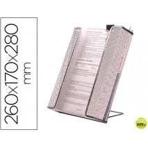 REVISTERO Q-CONNECT REJILLA METALICO PLATEADO