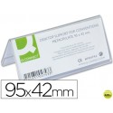 IDENTIFICADORES SOBREMESA Q-CONNECT METACRILATO TAMAÑO 95X42 MM REF.5730