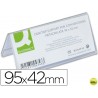 IDENTIFICADORES SOBREMESA Q-CONNECT METACRILATO TAMAÑO 95X42 MM REF.5730