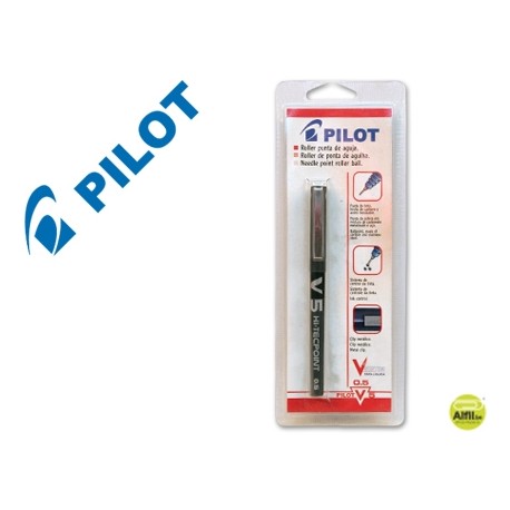 ROTULADOR PILOT V-5 NEGRO -BLISTER 1
