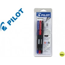 BOLIGRAFO PILOT BPS-GP AZUL -SUJECION DE CAUCHO TINTA BASEDE ACEITE CON CAPUCHON -BLISTER DE 3 SURTI