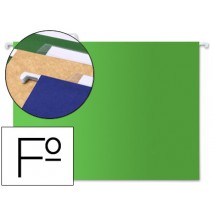CARPETA COLGANTE LIDERPAPEL FOLIO VERDE