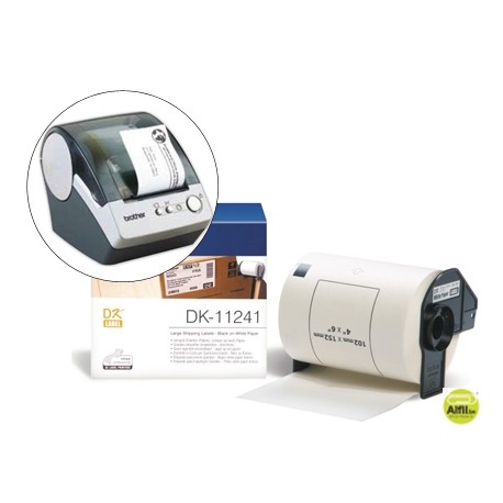 ETIQUETA BROTHER DK11241 PARA IMPRESORAS DE ETIQUETAS QL-1050/N/1060N -ENVIOS 200 ETIQUETAS- 102X152