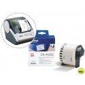 ETIQUETA BROTHER DK44205 CINTA PAPEL CONTINUO ADHESIVA REMOVIBLE BLANCA 62X30,48 MT
