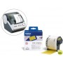 ETIQUETA BROTHER DK44605 CINTA PAPEL CONTINUO ADHESIVA REMOVIBLE AMARILLA 62X30,48 MT