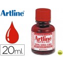 TINTA ARTLINE ROJO PARA ROTULADOR PIZARRA BLANCA 500-A FRASCO DE 20 ML