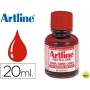 TINTA ARTLINE ROJO PARA ROTULADOR PIZARRA BLANCA 500-A FRASCO DE 20 ML