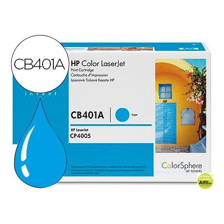 TONER HP LASERJET COLOR 4005 CIAN -7.500 PAG- 401A
