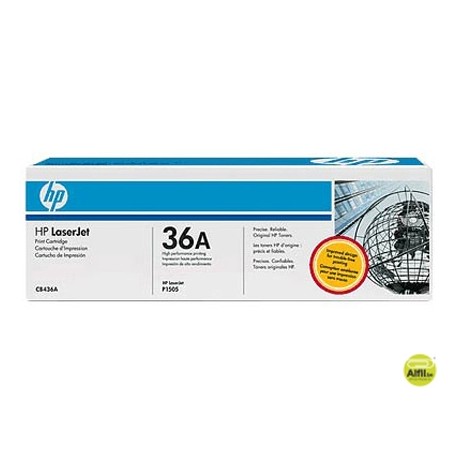 TONER HP LASERJET P1505/1505N M1120/N M1522N/NF NEGRO -2.000 PAG.- 36A