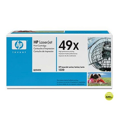 TONER HP LASERJET SMART 1320/ 1320N/1320NW/1320TN 3390/3392 49X NEGRO ALTA CAPACIDAD -6.000PAG-