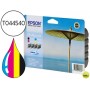 INK-JET EPSON STYLUS C64 C66 C84 C86 CX3600 3650 6400 660 MULTIPACK DURABRITE -T044140+T045240+340+4