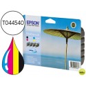 INK-JET EPSON STYLUS C64 C66 C84 C86 CX3600 3650 6400 660 MULTIPACK DURABRITE -T044140+T045240+340+4