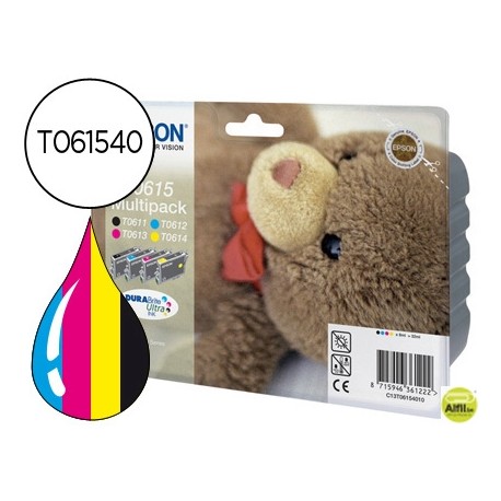 INK-JET EPSON STYLUS D68/88/88PLUS DX3800/3850/4200/4800 MULTIPACK -T061140+240+340+440-