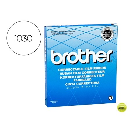 CINTA MAQUINA BROTHER PLASTICO CORREGIBLE PARA AX-XX Y GX