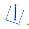 ENCUADERNADOR FASTENER Q-CONNECT PLASTICO E-CLIPS COLOR AZUL