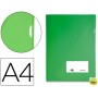 CARPETA DOSSIER LIDERPAPEL A4 UÑERO VERDE