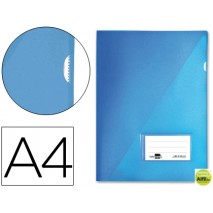 CARPETA DOSSIER LIDERPAPEL A4 UÑERO AZUL