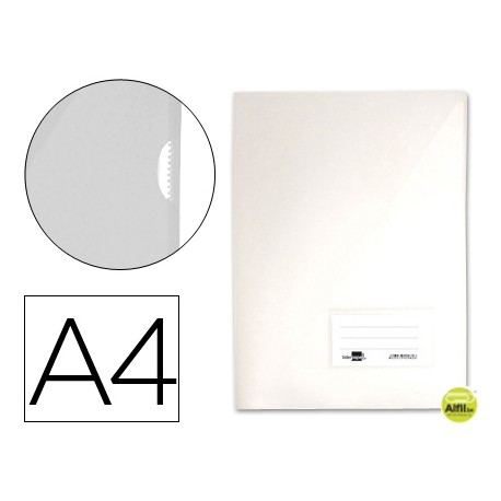 CARPETA DOSSIER LIDERPAPEL A4 UÑERO TRANSPARENTE