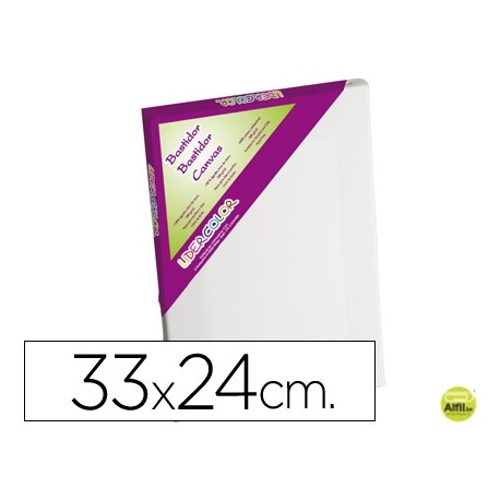 BASTIDOR LIDERCOLOR 4F LIENZOGRAPADO LATERAL ALGODON 100% MARCO PAWLONIA 1,8X3,8 CM BORDES MADERA 33