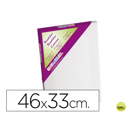 BASTIDOR LIDERCOLOR 8P LIENZOGRAPADO LATERAL ALGODON 100% MARCO PAWLONIA 1,8X3,8 CM BORDES MADERA 46