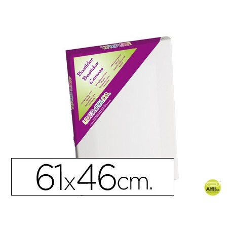 BASTIDOR LIDERCOLOR 12P LIENZOGRAPADO LATERAL ALGODON 100% MARCO PAWLONIA 1,8X3,8 CM BORDES MADERA 6