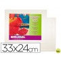 CARTON ENTELADO LIDERCOLOR 4F 33X24 CM PARA PINTURA AL OLEO Y ACRILICO