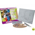 SET PINTURA AL OLEO LIDERCOLORCONTIENE 1 LIENZO IMPRIMACION 30X40CM 1 PALETA MADERA 3 BROCHAS TUBOS