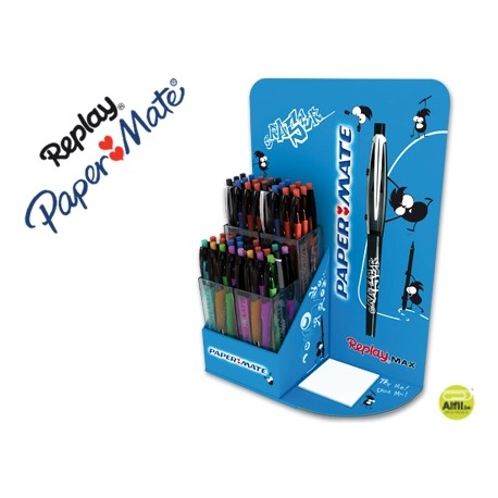 BOLIGRAFO REPLAY MAX EXPOSITOR DE 48 UNIDADES