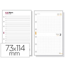 RECAMBIO AGENDA FINOCAM 602 ANUALIDAD DIA PAGINA 73X114 MMTEXTO EN CATALAN