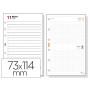 RECAMBIO AGENDA FINOCAM 602 ANUALIDAD SEMANA A LA VISTA 73X114 MM TEXTO EN CATALAN