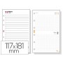 RECAMBIO AGENDA FINOCAM 500 ANUALIDAD DIA PAGINA 117X181 MM TEXTO EN CATALAN
