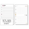 RECAMBIO AGENDA FINOCAM 500 ANUALIDAD SEMANA A LA VISTA 117X181 MM TEXTO EN CATALAN