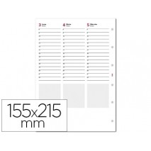 RECAMBIO AGENDA FINOCAM 1000 ANUALIDAD SEMANA A LA VISTA 155X215 MM
