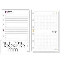 RECAMBIO AGENDA FINOCAM 1000 ANUALIDAD DIA PAGINA 155X215 MM TEXTO EN CATALAN
