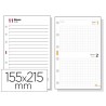 RECAMBIO AGENDA FINOCAM 1000 ANUALIDAD SEMANA A LA VISTA 55X215 MM TEXTO EN CATALAN