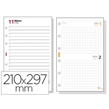 RECAMBIO AGENDA FINOCAM 4000 ANUALIDAD SEMANA A LA VISTA 210X297 MM TEXTO EN CATALAN