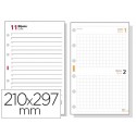 RECAMBIO AGENDA FINOCAM 4000 ANUALIDAD SEMANA A LA VISTA 210X297 MM TEXTO EN CATALAN