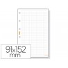RECAMBIO AGENDA FINOCAM 400 CUADRICULA 91X152MM
