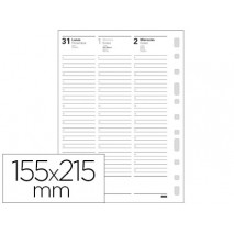 RECAMBIO MULTIFIN 3002-AGENDA SEMANA A LA VISTA 155X215MM