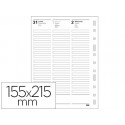 RECAMBIO MULTIFIN 3002-AGENDA SEMANA A LA VISTA 155X215MM