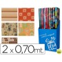 PAPEL FANTASIA TODO AÑO KRAFT ROLLO DE 2X,070 MT PAPEL DE 63 GRS